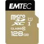 EMTEC scheda Micro SD SDXC Classe 10 Gold + 128GB