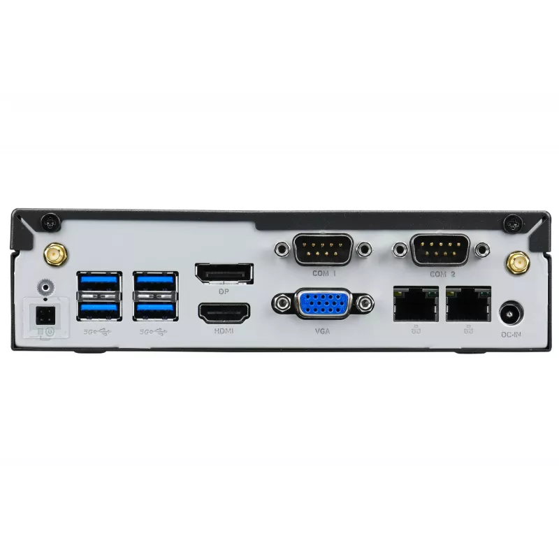 Shuttle XPC slim Barebone DL30N, Intel N100, 1x DDR5, 2x LAN (2x 2.5Gbit), 2xCOM, 1xHDMI, 1xDP, 1x VGA, senza ventola, funzionamento continuo 24/7