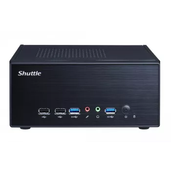Shuttle XPC slim Barebone XH610G2 - S1700, Intel H610, 1xDP, 2xHDMI, 2 slot PCIe (1x 16X & 1x X1), 2x Intel LAN (1G + 2.5G), 8x USB, 1x 2,5