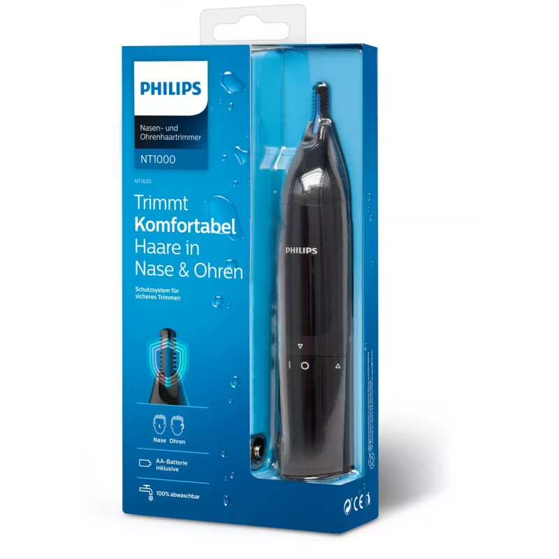 Philips Norelco TAGLIANASO Serie 1000 taglianaso serie 1000 NT1650/16 tagliacapelli per naso e orecchie