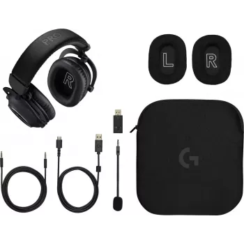 LOGITECH Pro X 2 Lightspeed cuffie gaming wireless - nero