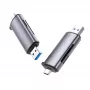 Ugreen 50706 lettore di schede USB/Micro-USB argento