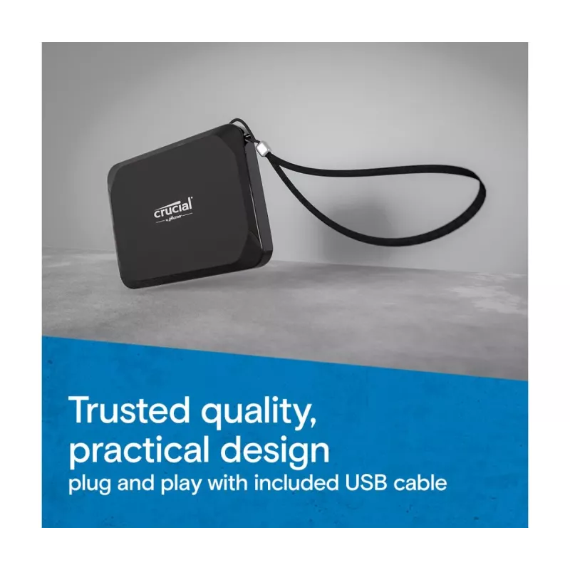 MICRON / CRUCIAL SSD portatile - Crucial X9 - 4TB - USB-C 3.2 Gen 2