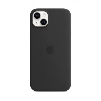 APPLE Custodia in silicone con MagSafe per iPhone 14 Plus Midnight