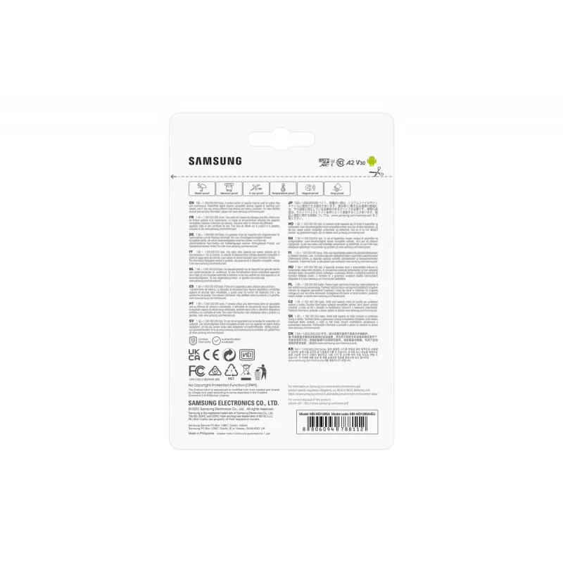 Samsung MB-MD128SA/EU scheda di memoria 128 GB MicroSDXC UHS-I Classe 10