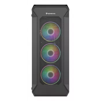 GENESIS Irid 505 ARGB Midi Tower nero, trasparente