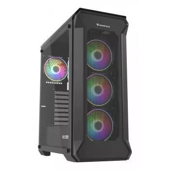 GENESIS Irid 505 ARGB Midi Tower nero, trasparente