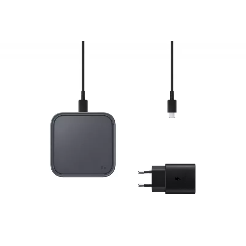 Samsung EP-P2400 smartphone grigio USB ricarica wireless ricarica rapida per interni