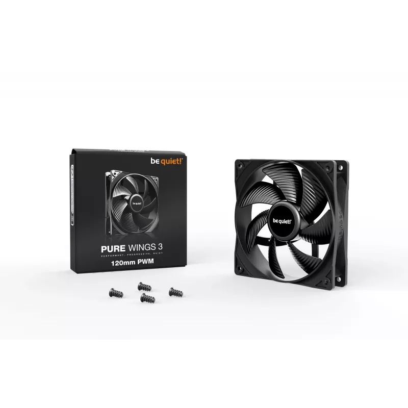 be quiet Pure Wings 3 120mm ventola per case PC 12 cm nero 1 pezzo