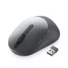 DELL Mouse Pro Plus - MS5320W, per destrimani, ottico, RF Wireless + Bluetooth, 1600 DPI, grigio, titanio