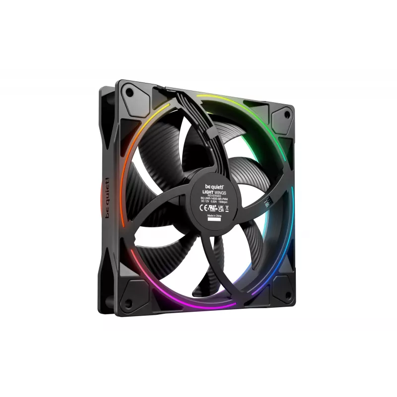 be quiet! Light Wings 140 mm PWM Reverse nero ventola per case 14 cm 1 pz.