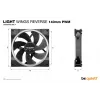 be quiet! Light Wings 140 mm PWM Reverse nero ventola per case 14 cm 1 pz.