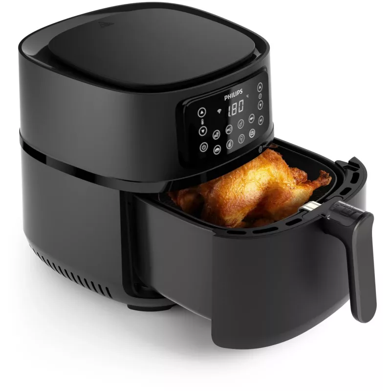 Philips serie 5000 friggitrice ad aria HD9285/90 XXL Connected, friggitrice ad aria calda, 7,2 L, 1,4 kg, Rapid Air, 40 °C, 200 °C