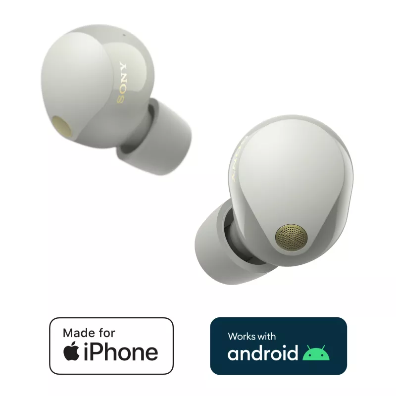 Sony WF-1000XM5 cuffie wireless in-ear chiamate/musica Bluetooth argento