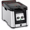 Tefal Clear Duo FR600D10 friggitrice, 3,5 l, 2000 W, acciaio inox/nero