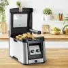 Tefal Clear Duo FR600D10 friggitrice, 3,5 l, 2000 W, acciaio inox/nero