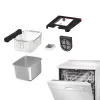 Tefal Clear Duo FR600D10 friggitrice, 3,5 l, 2000 W, acciaio inox/nero