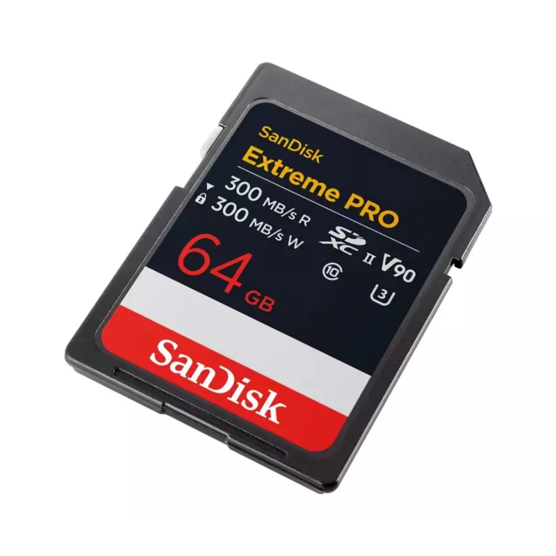 Memoria flash SanDisk Extreme PRO 64 GB UHS-II SDSDXDM-064G-GN4IN