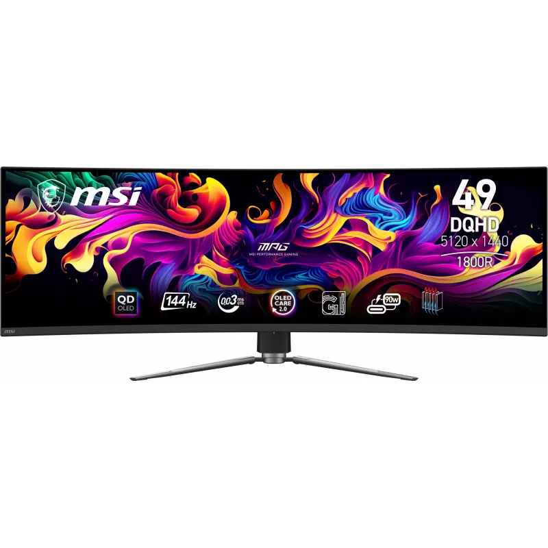 MSI MPG 491CQP QD-OLED monitor per computer 124,5 cm (49