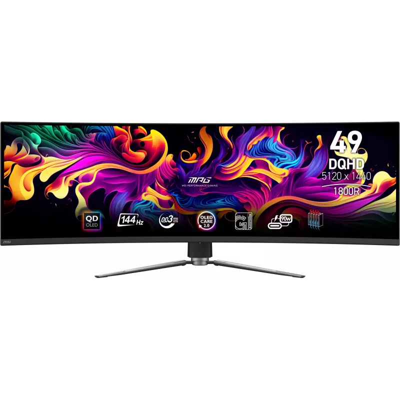 MSI MPG 491CQP QD-OLED monitor per computer 124,5 cm (49