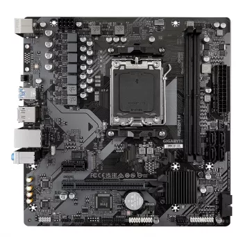 GIGABYTE A620M H scheda madre - Supporta CPU AMD Ryzen 8000, VRM digitale 5+2+2 fasi, fino a 7200MHz DDR5 (OC), 1xPCIe 4.0 M.2, GbE LAN, USB 3.2 Gen 1