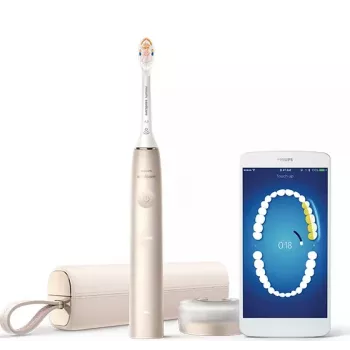 Philips Sonicare DiamondClean Prestige serie 9900 DiamondClean Prestige HX9992/11 spazzolino sonico con SenseIQ – champagne