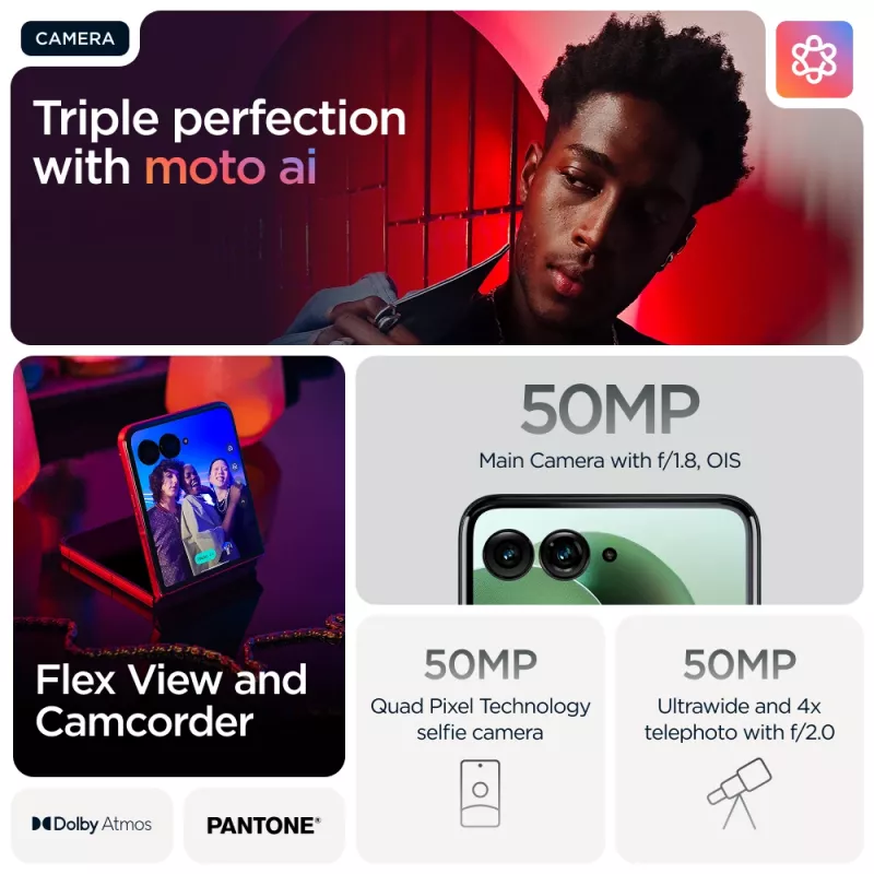 Motorola razr 60 ultra 17,7 cm (6,96 inch) Dual SIM Android 15 5G USB Type-C 16 GB 512 GB 4700 mAh verde