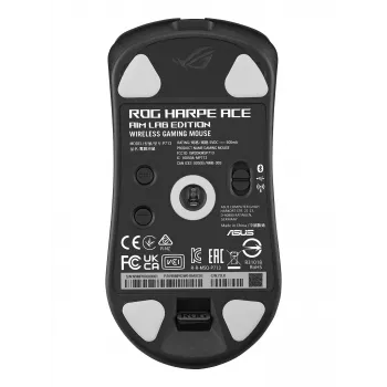 ASUS ROG Harpe Ace Aim Lab Edition mouse gaming ambidestro RF Wireless + Bluetooth + USB Type-A ottico 36000 DPI