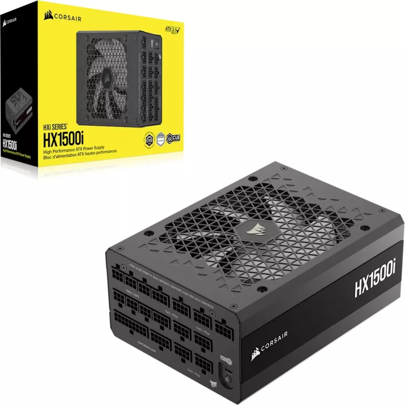 CORSAIR alimentatore - Hx1500i completamente modulare ultra-silenzioso Platinum ATX 1500w