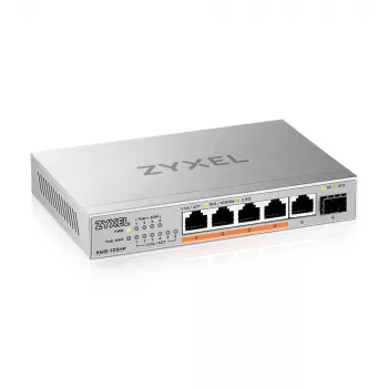 Zyxel XMG-105HP non gestito 2.5G Ethernet (100/1000/2500) Power over Ethernet (PoE) argento