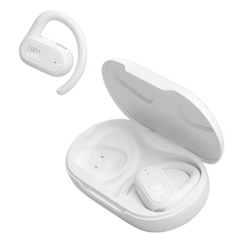 JBL Soundgear Sense cuffie True Wireless Stereo (TWS) ad archetto chiamate/musica USB Type-C Bluetooth bianco
