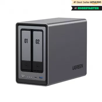 Ugreen NASync DXP2800 sistema NAS 2-Bay compatto Intel® N N100 8 GB DDR5 0 TB UGOS Pro nero