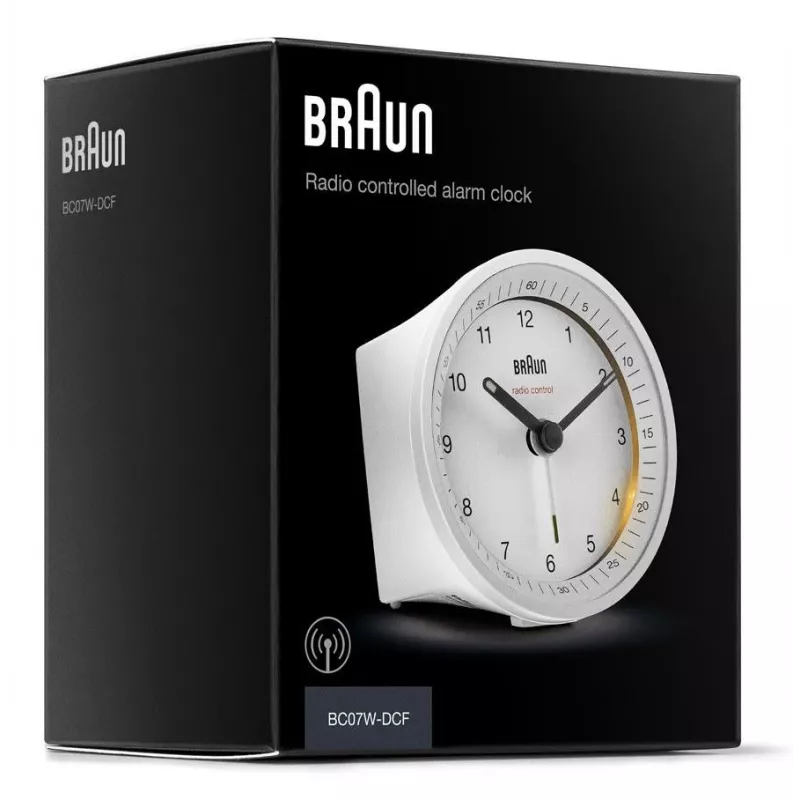 Braun BC07W-DCF sveglia al quarzo bianco