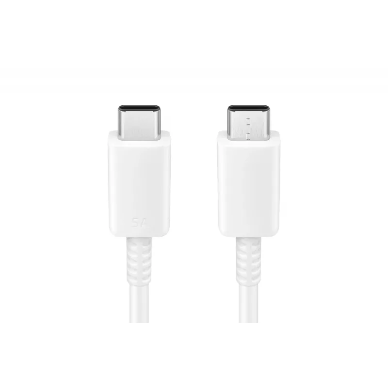 Samsung EP-DN975 - cavo USB - USB-C (M) a USB-C (M) - USB 2.0 - 1 m - alimentazione USB (5A, 100 W) - bianco - per Galaxy Note10, Note10+, Note10+