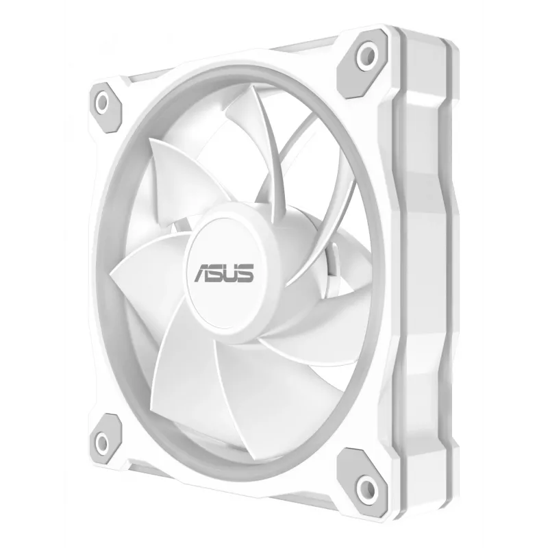 Ventola per case ASUS Prime MR120 120 mm 1600 RPM bianco (confezione da 3, LED, 58 CFM, 23 dB)