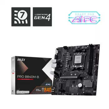 MSI PRO B840M-B scheda madre AMD B840 socket AM5 micro ATX