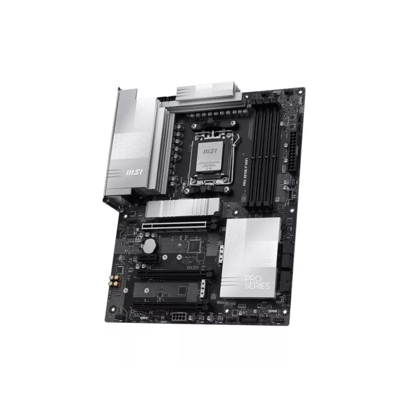 Scheda madre MSI PRO X870E-P WIFI ATX — AMD X870E, socket AM5, DDR5, 4 DIMM, Wi-Fi 7, 3× M.2, HDMI 2.1