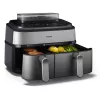 Philips serie 5000 NA555/00 friggitrice doppia 9 L stand-alone 2750 W friggitrice ad aria argento