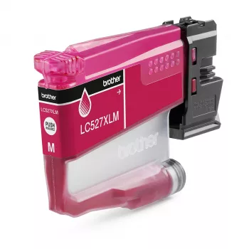 Brother originale LC527XLM cartuccia d'inchiostro ad alta capacità - magenta, capacità alta (XL), magenta, inchiostro pigmentato, 1 pz., 2000 pagine, confezione singola