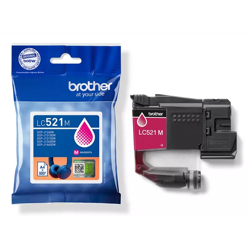 Brother LC521M cartuccia d'inchiostro originale – magenta