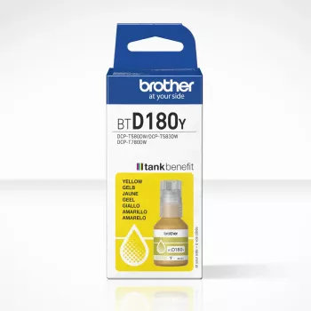 Brother BTD180Y giallo bottiglia d'inchiostro originale