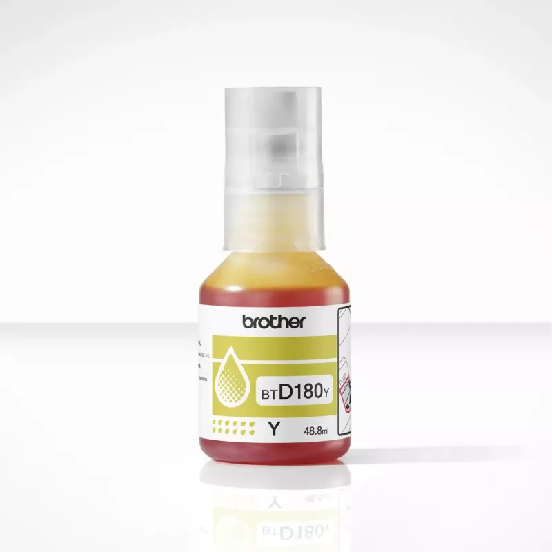 Brother BTD180Y giallo bottiglia d'inchiostro originale