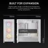 Case per PC CORSAIR - Frame 5000D RS ARGB High-Airflow Mid-Tower - bianco