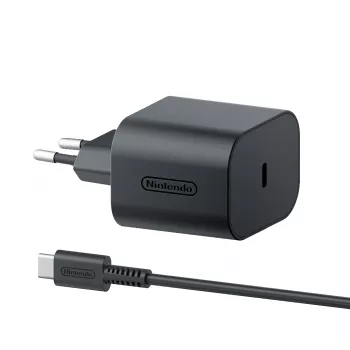 Nintendo Switch 2 alimentatore AC, uso interno, AC, 20 V, 1,5 m, nero