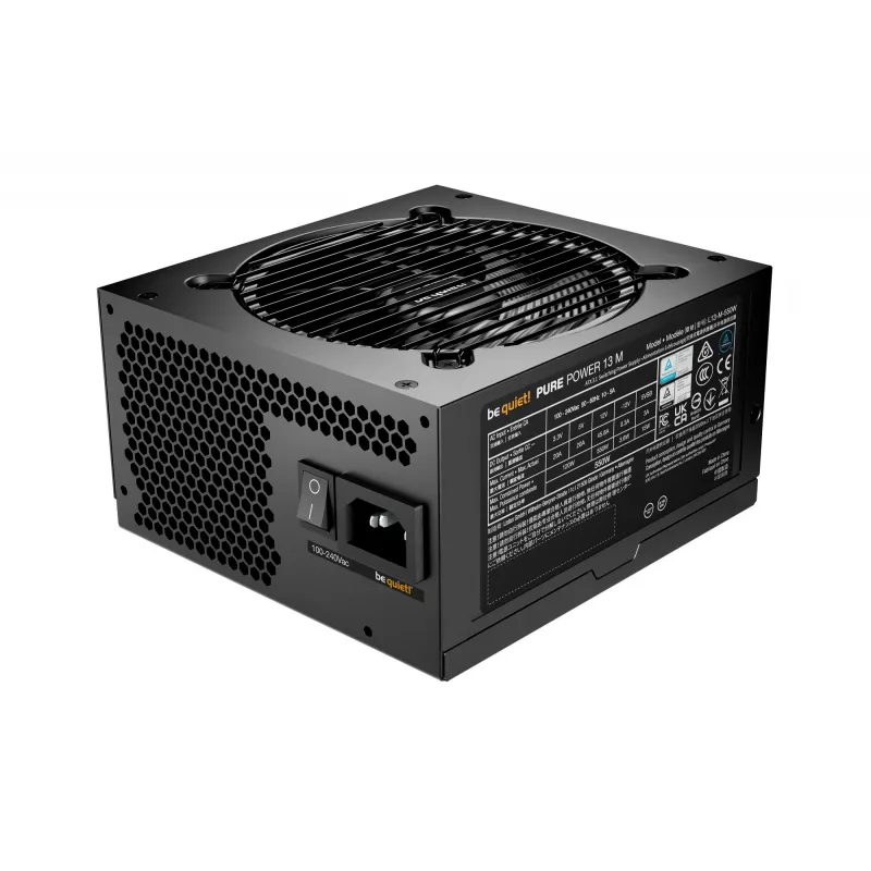be quiet! Pure Power 13 M | alimentatore 550W 20+4 pin ATX ATX nero