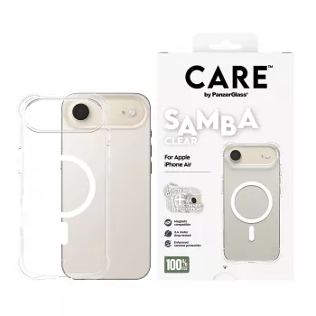 PanzerGlass CARE™ by ® Samba Case trasparente con MagSafe bianco iPhone Air