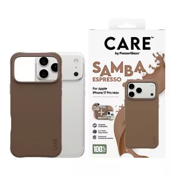 PanzerGlass CARE™ by ® Samba Case espresso con MagSafe iPhone 17 Pro Max