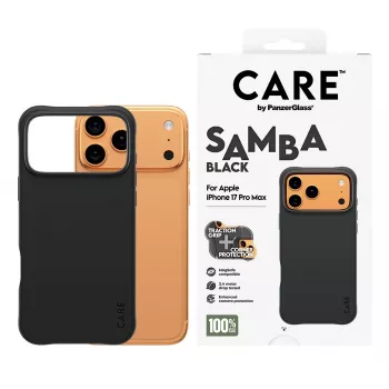 PanzerGlass CARE™ by ® Samba Case nero con MagSafe iPhone 17 Pro Max