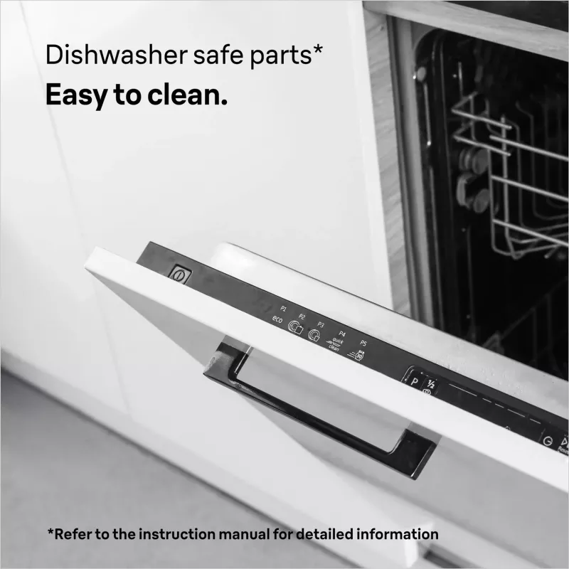 Braun MultiQuick 5 Pro MQ55755M frullatore a immersione 1000 W, 25+1 velocità, piede in metallo, bicchiere, frusta, nero