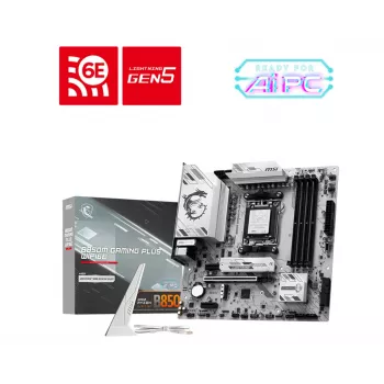 MSI B850M GAMING PLUS WIFI6E Scheda madre AMD B850 Socket AM5 micro ATX